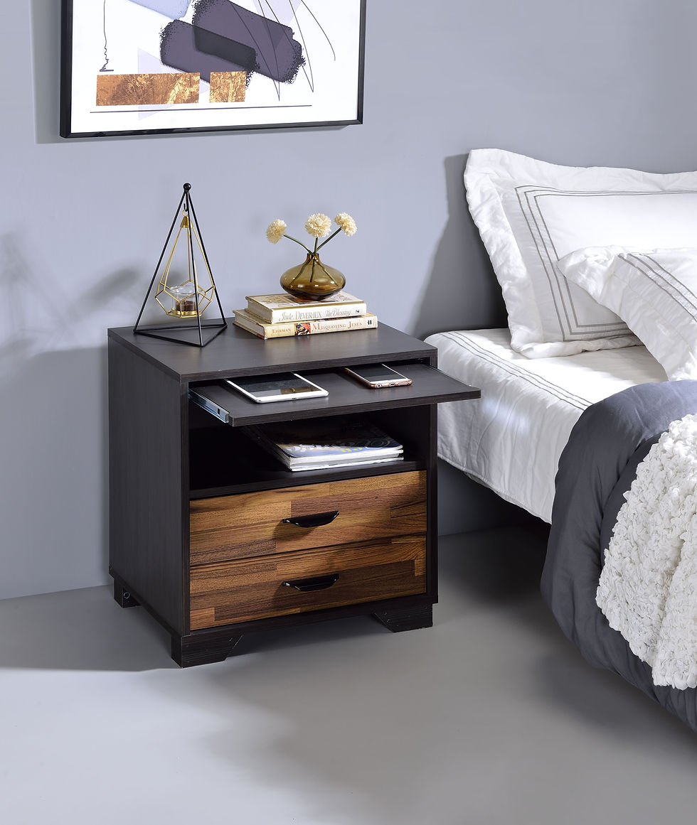 Milosh Accent Table, Walnut Espresso Finish 97960
