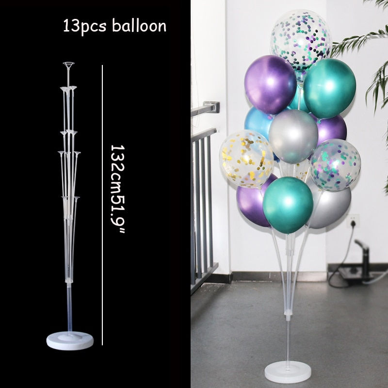 Thumbnail: 1set Heart Shape Balloon Stand Circle Holder Column Balloons Arch 