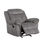 Thumbnail:  Zubaida Glider Recliner, 2-Tone Gray Velvet 55027