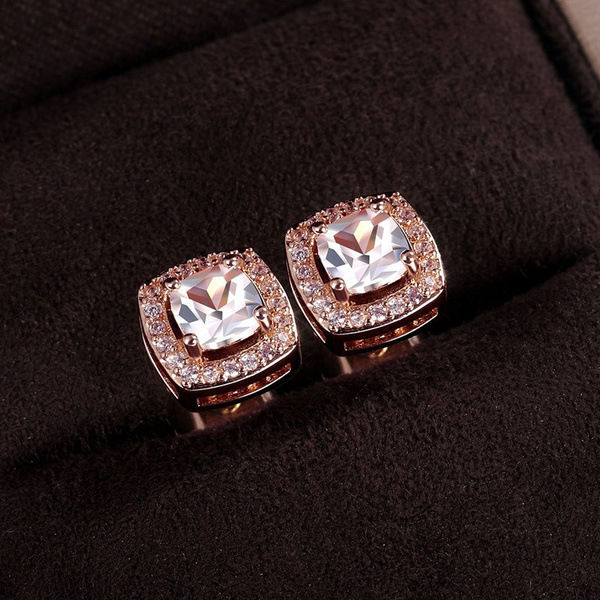 Thumbnail: Ladies Fashion Zircon Earrings
