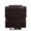 Thumbnail:  Zuriel Power Recliner, Brown PU 52284