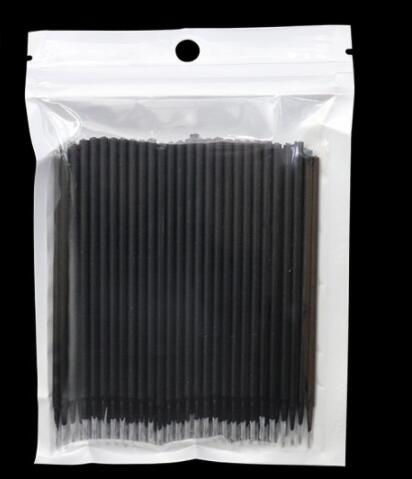 Thumbnail: 100pcs Disposable Micro Eyelash Brushes Mascara Wands Applicator Wand Lasheu