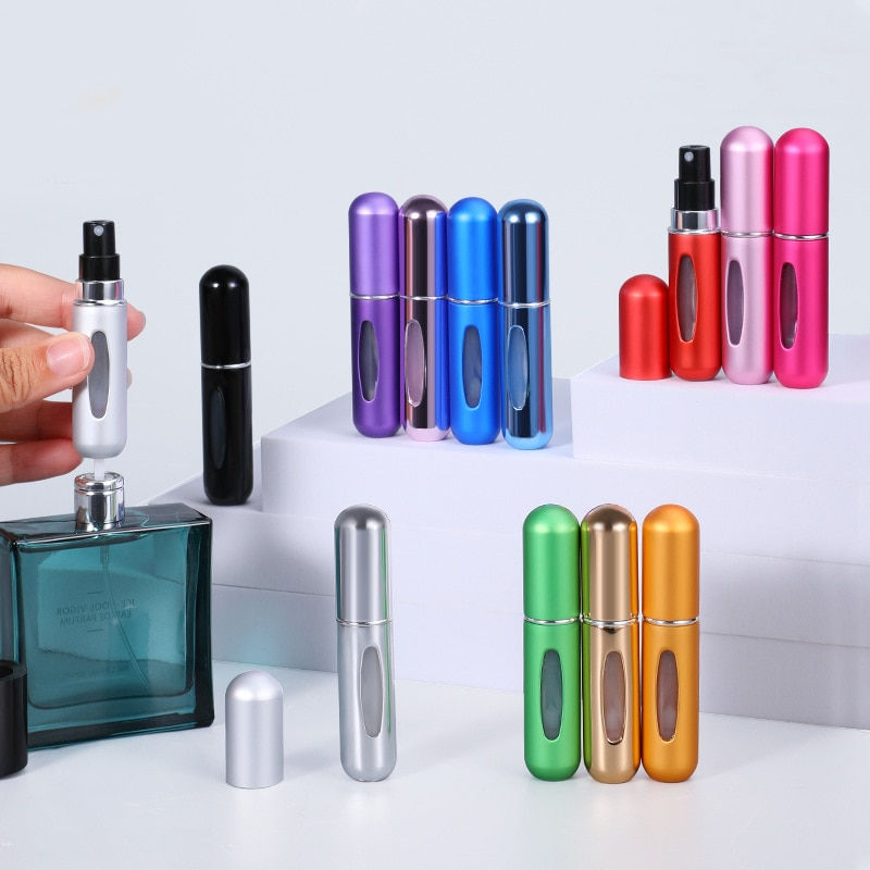 5ml Perfume Atomizer Portable Liquid Container For Cosmetics Mini Aluminum Spra