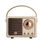 Thumbnail: New Bluetooth Speaker Retro Mini Portable Audio Card Radio Wireless Computer Sm