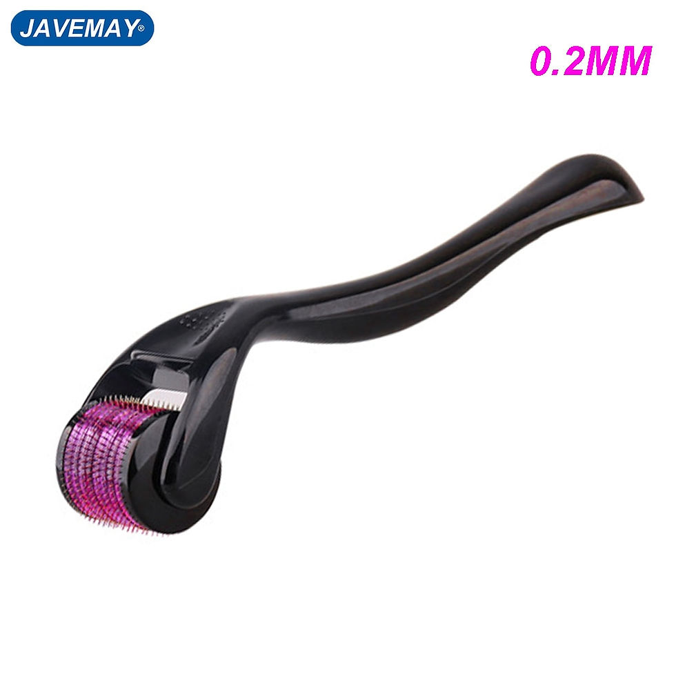 Thumbnail: Micro Needle 540 Roller Derma Roller  Dermaroller Titanium Hair Regrowth Beard 