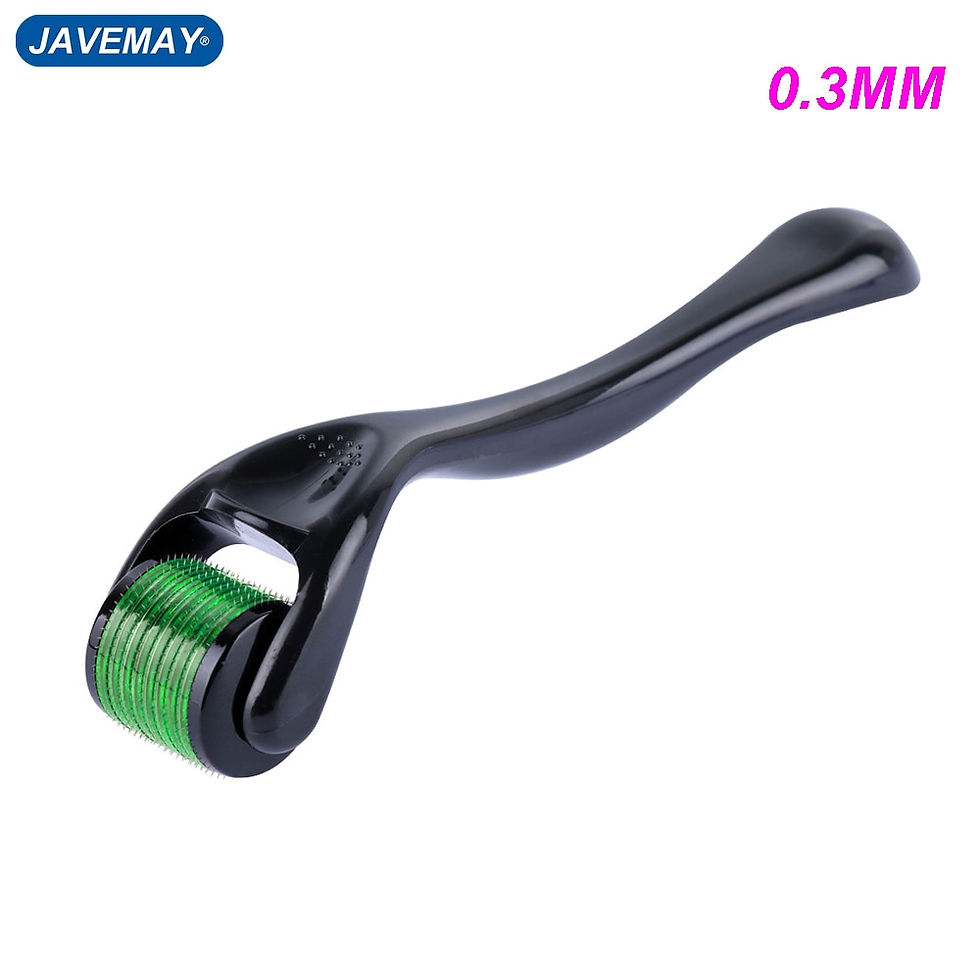 Thumbnail: Micro Needle 540 Roller Derma Roller  Dermaroller Titanium Hair Regrowth Beard 