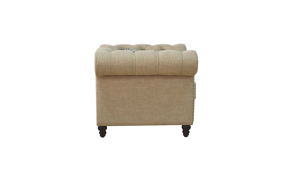 Thumbnail:  Aurelia Chair w/1 Pillow, Beige Linen 52422