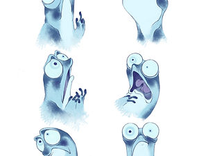 Blue Barry Expressions