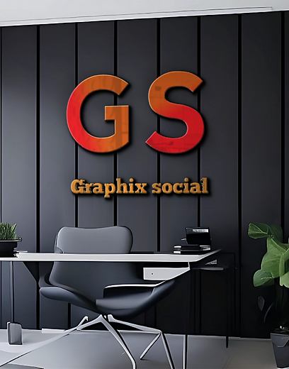 3D logo mockup on black wall office room.png