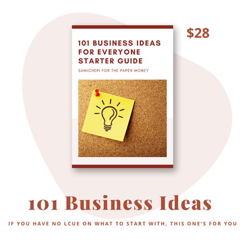 101 Business Ideas The Paper Money