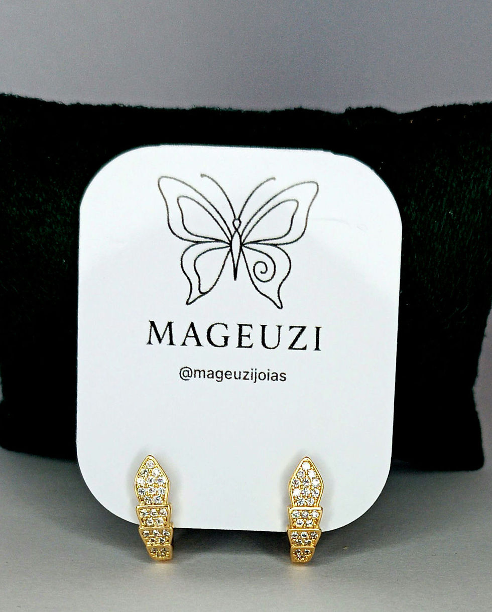 Brinco Argola Cravejado