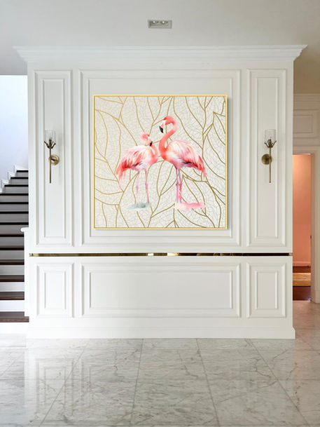 DSD Flamingoes GoldLeaf.jpeg