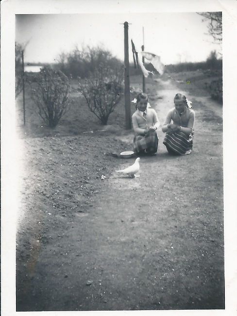 Lydia and Krystina in the Polish Camp.jp