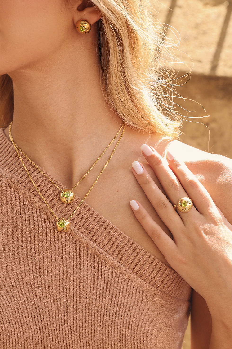 Thumbnail: Petite Pentagon necklace