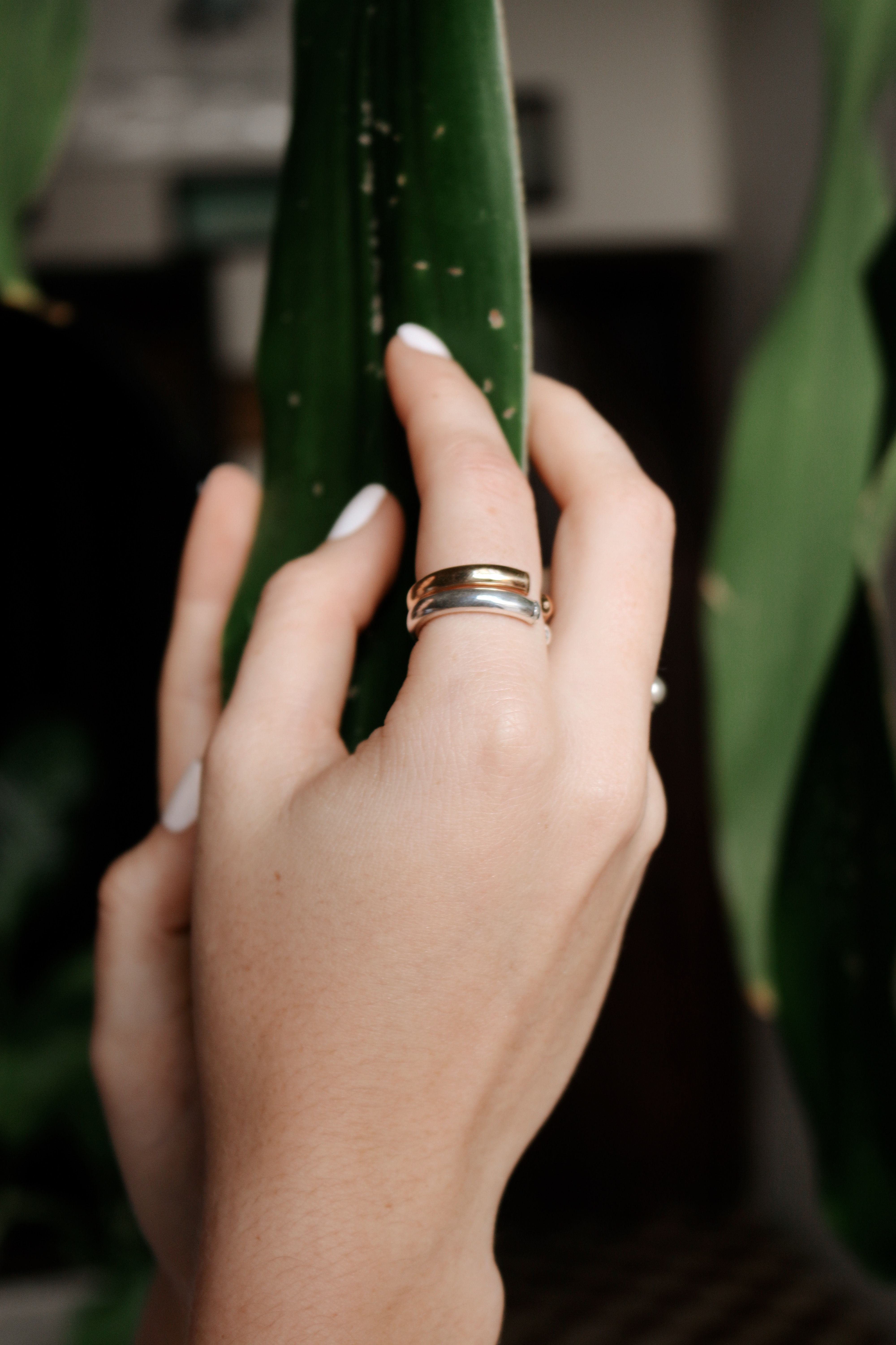 Oro 14k anillo 'Trinity Signature'