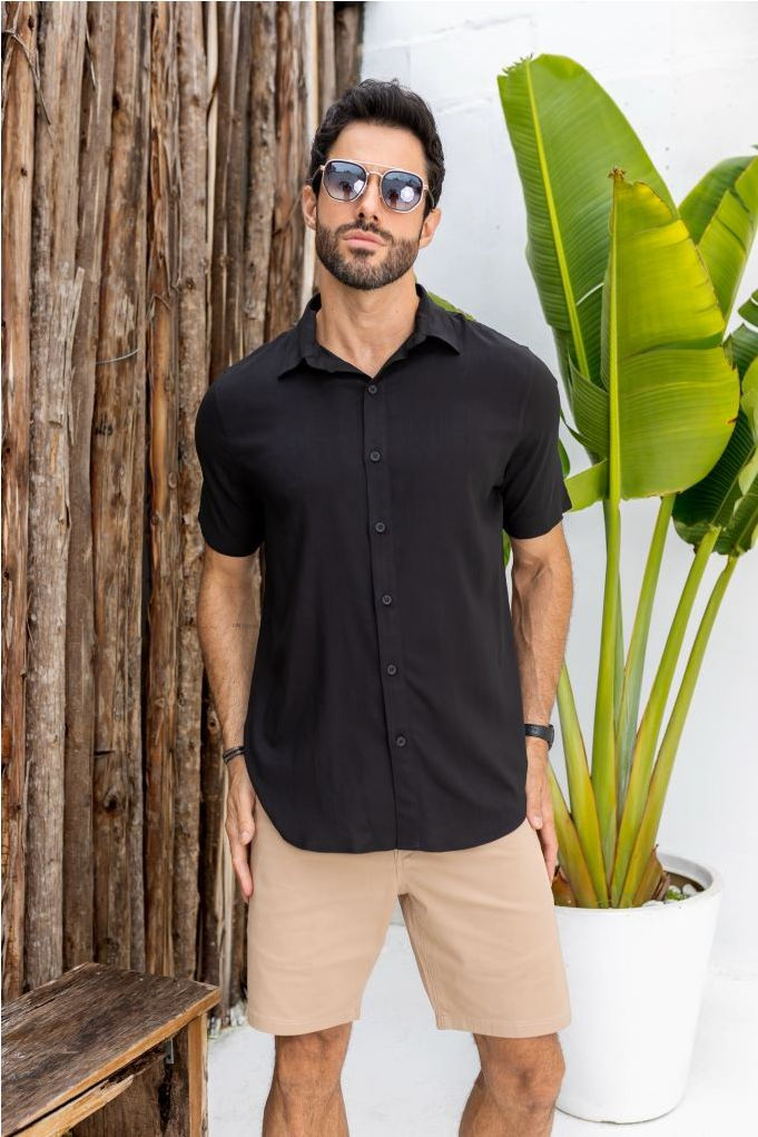 Miniatura: Camisa De Linho Casual