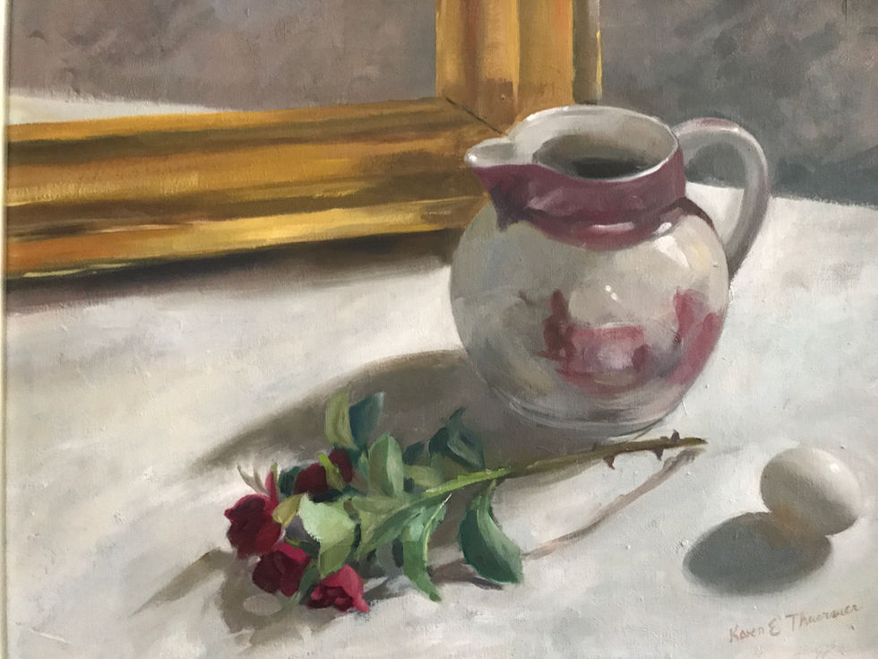 Not Yet. Oil on linen cloth, 19” x 23”, Private Collection.
