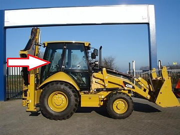 Стекла для экскаватора погрузчика Caterpillar 428 E Стекло для экскаватора погрузчика 432E Стекло для экскаватора погрузчика 434E Стекло для экскаватора погрузчика 432E Стекло для экскаватора погрузчика 444 E