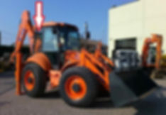 Стекло экскаватор-погрузчик Fiat Hitachi FB 100-2/200-2