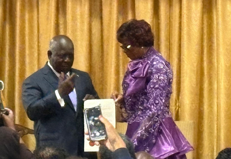 Prime Minister Philip Davis sworn in