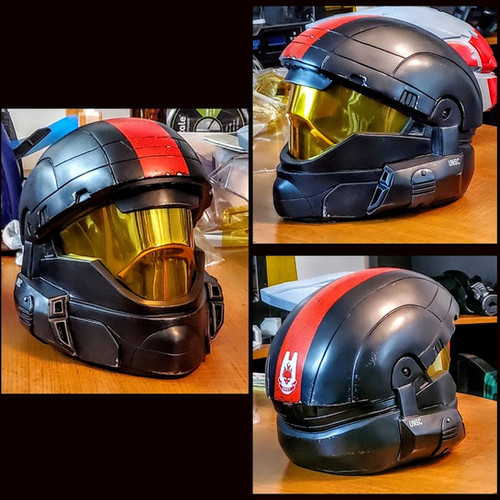 custom odst motorcycle helmet MCX Halo Reach Helmets LS3D Printing Odst Helmet - Game Halo