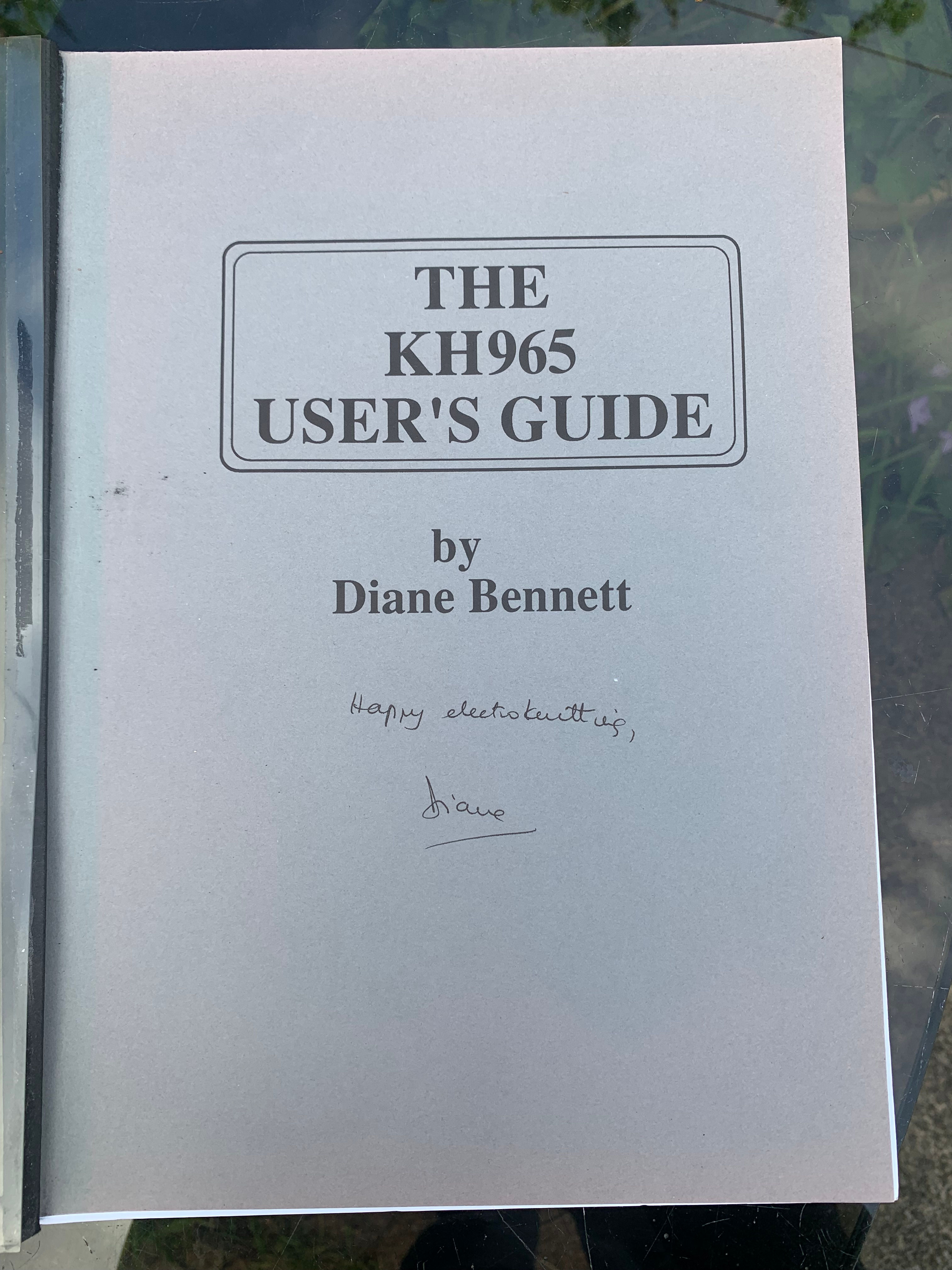The KH965 User's Guide