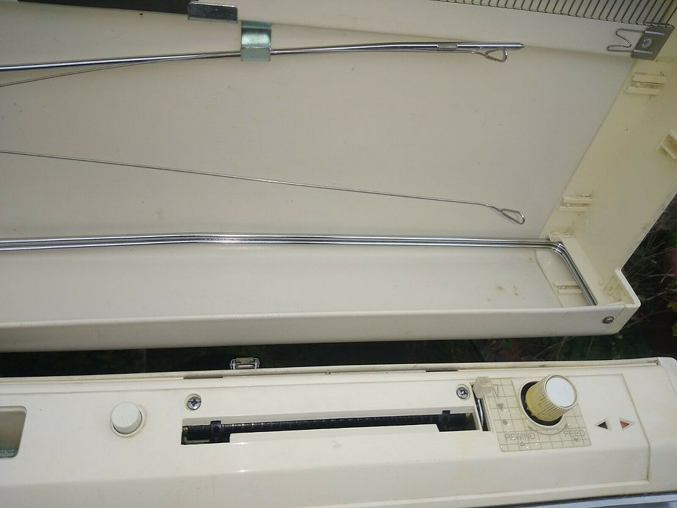Thumbnail: brother kh836 24 stitch punchcard knitting machine fully serviced and tested