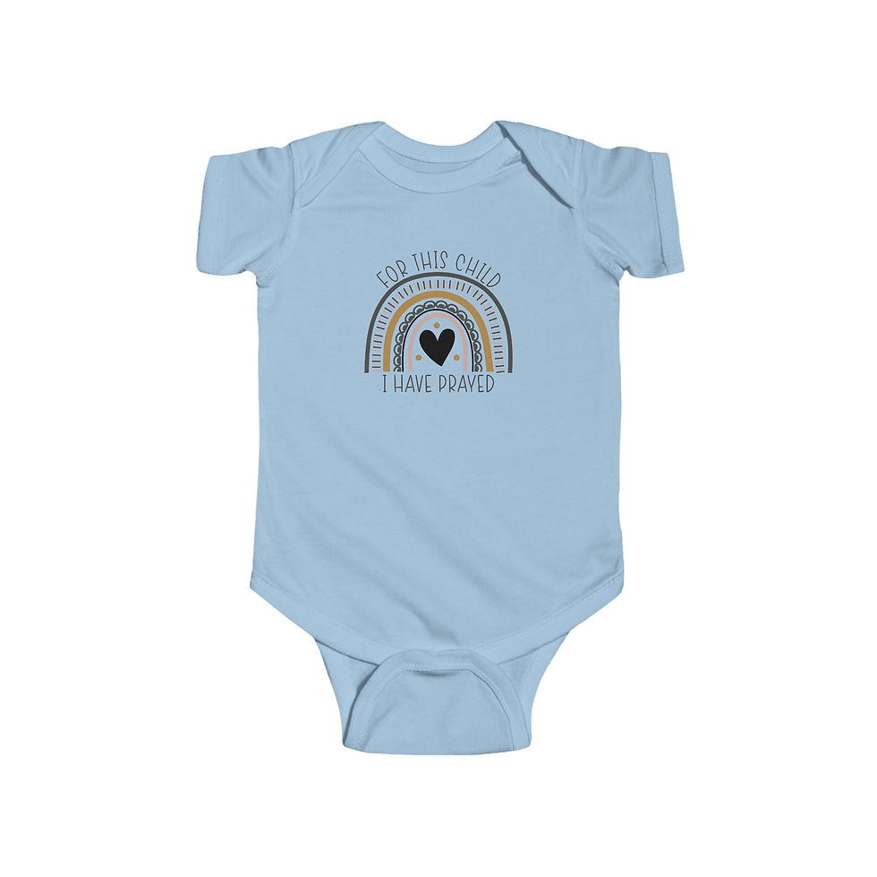 Thumbnail: For This Child I Have Prayed Infant Bodysuit