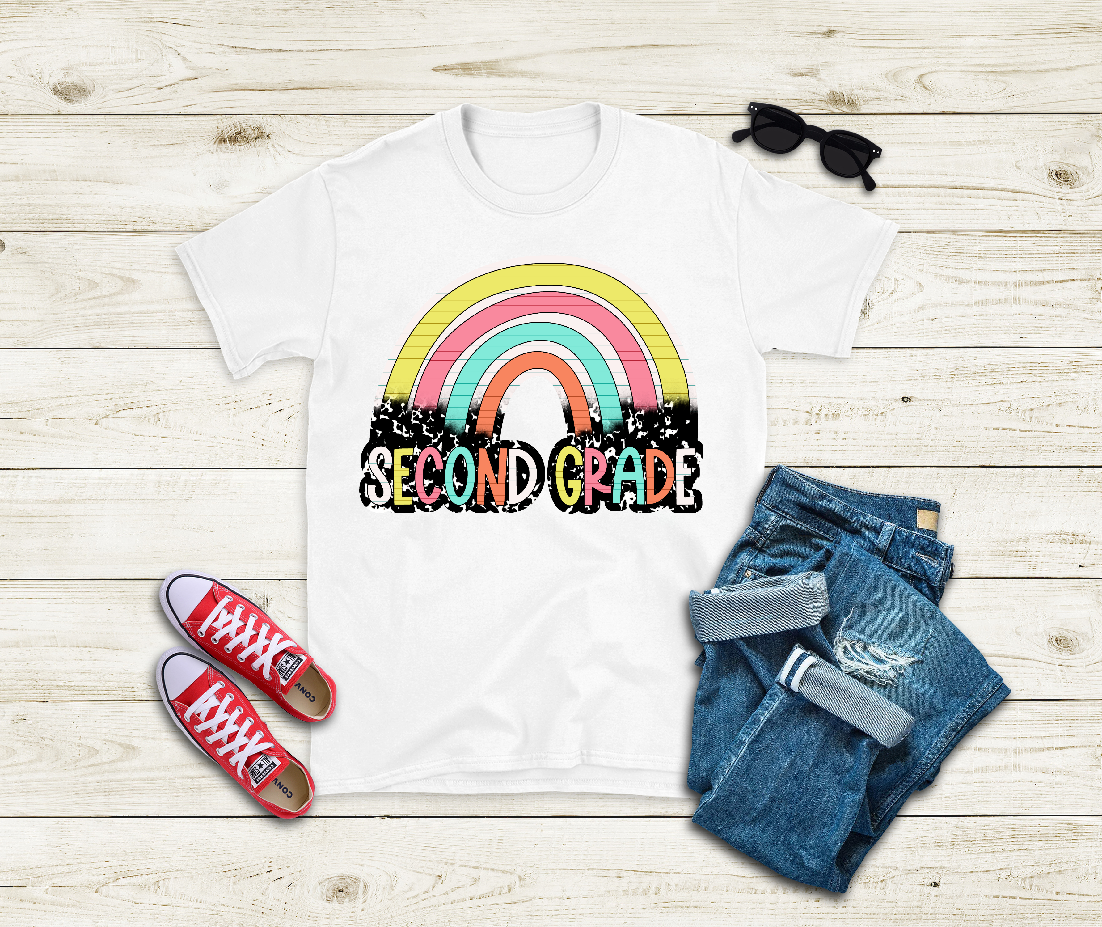 Rainbow Back to School  T-Shirt