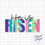 Thumbnail: he is risen sublimation png with floral font