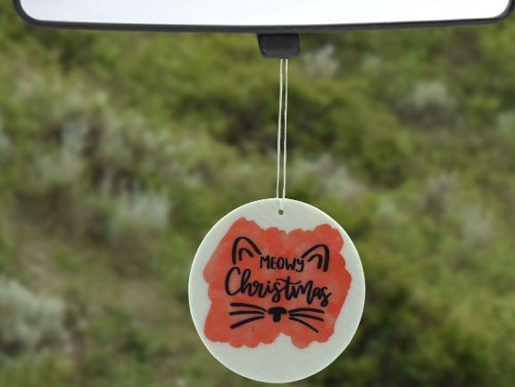 Meowy Christmas Air Freshener