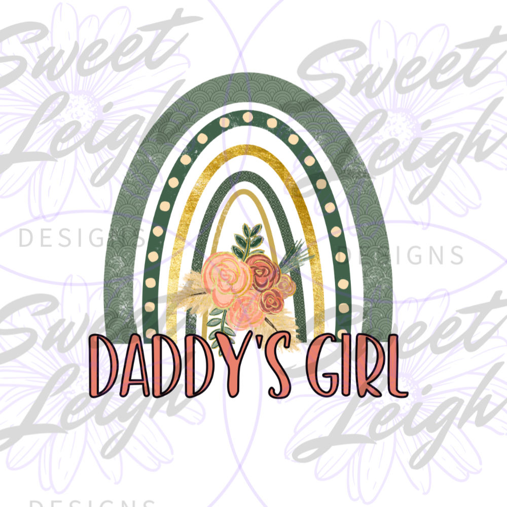 Daddy's Girl Sublimation Design