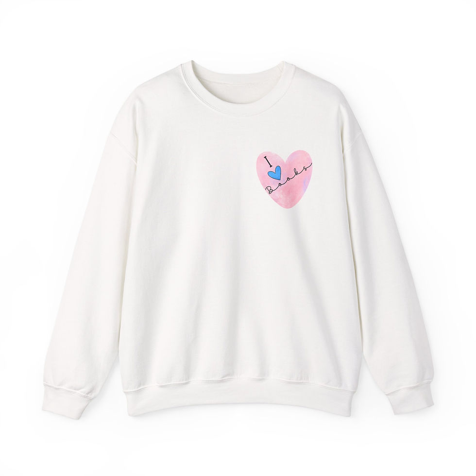 I Love Books Sweatshirt