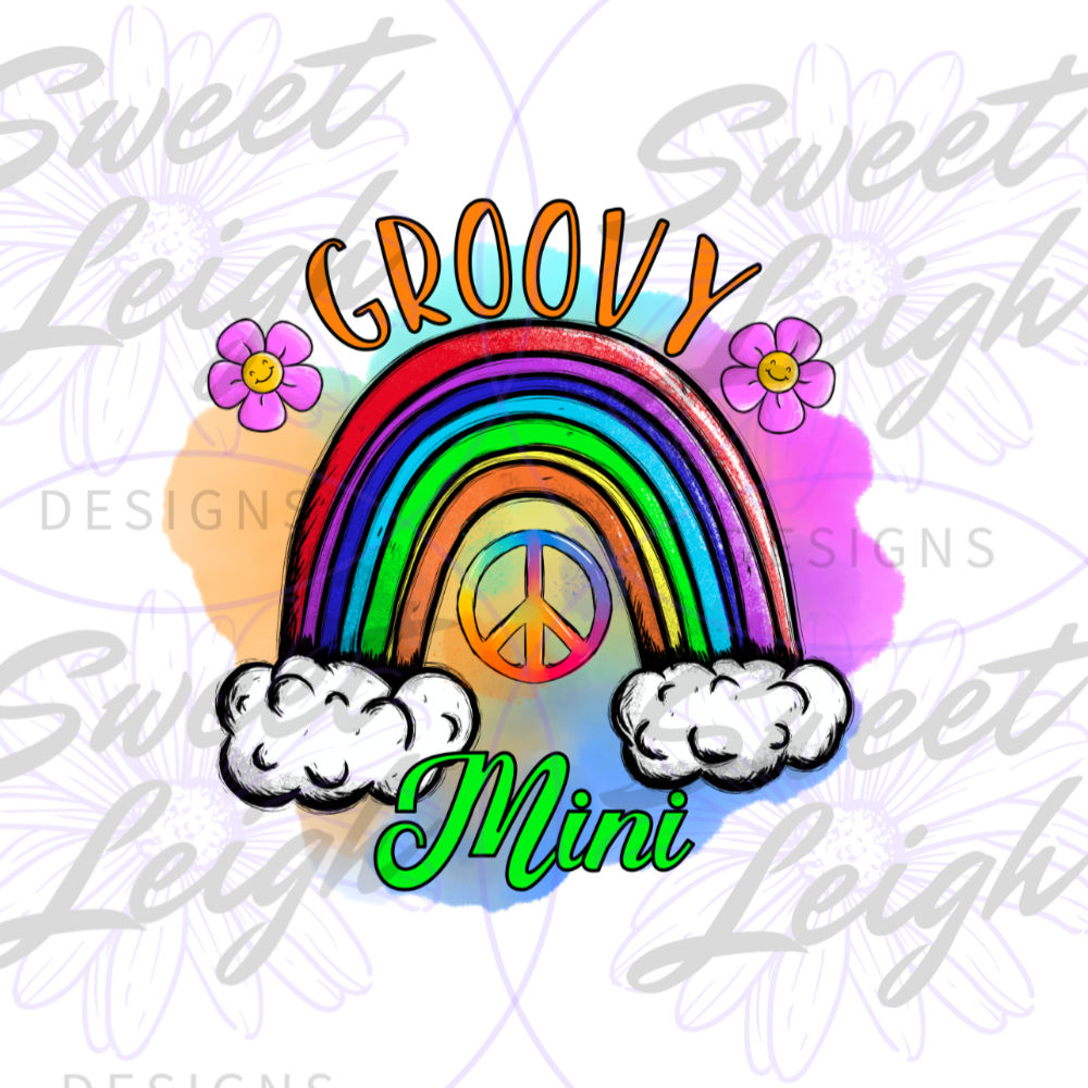 Groovy Mini Sublimation Design