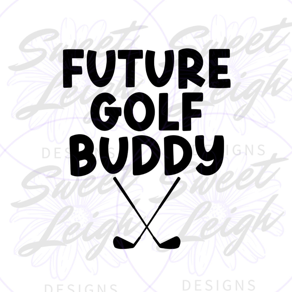 Golf Baby Sublimation Design