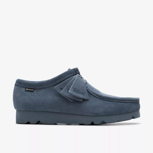CLARKS originals】WALLABEE GTX blue/grey suede | zalife-official