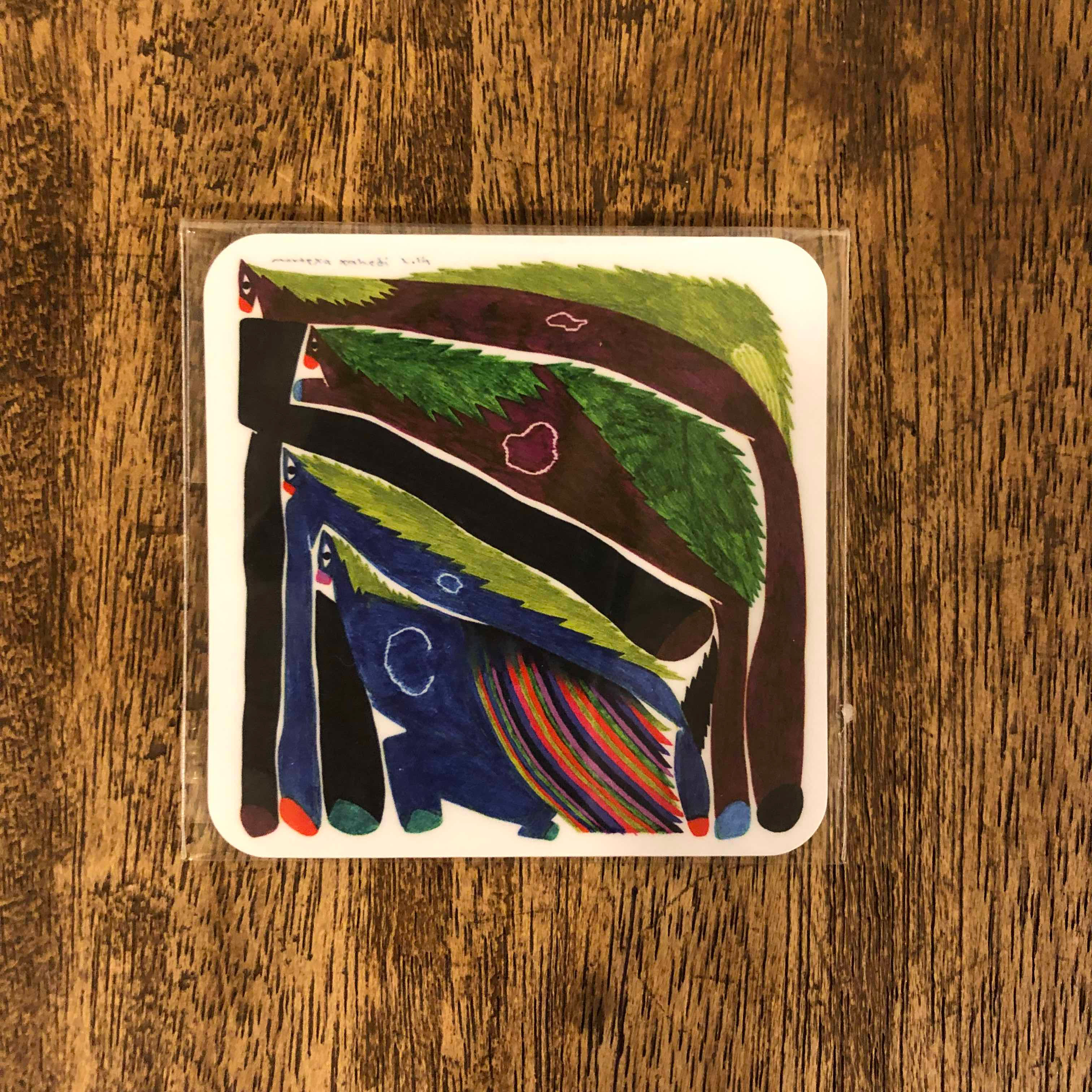 モルテザー馬ステッカー（こころの池）