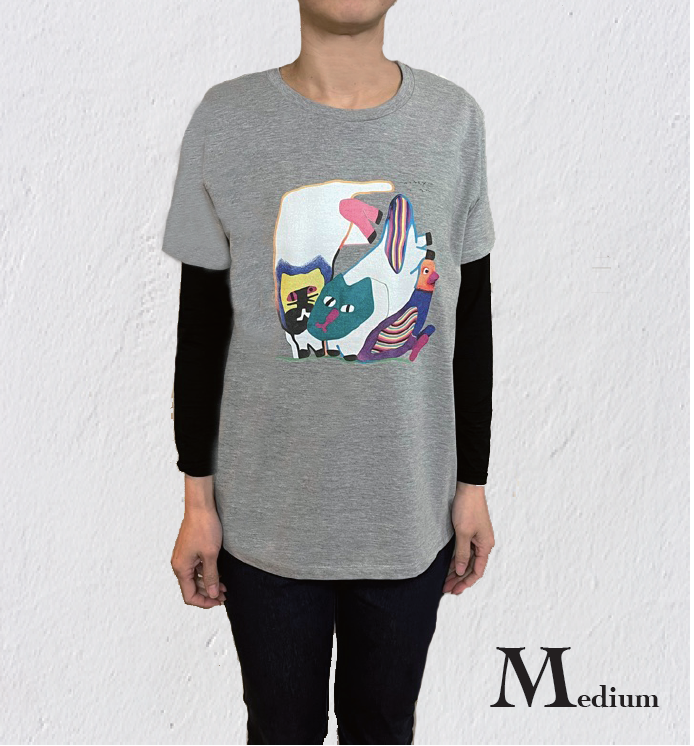 サムネイル： モルテザーTシャツ　ネコ