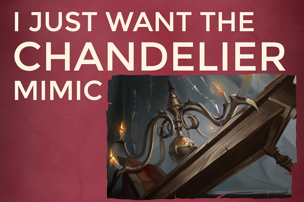 Just the Chandelier