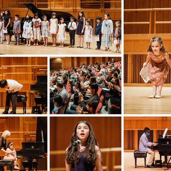 Student Concert in piano, violin, vocal, and more.