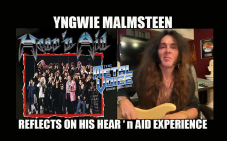 Guitarist YNGWIE MALMSTEEN Reflects on Hear 'n Aid STARS Recording Experience In 1985