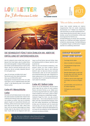 LoveLetter 01 | Die 3 Arten von Liebe