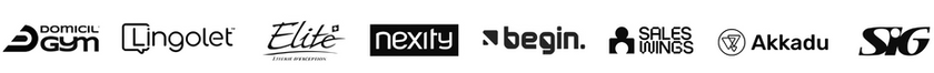 Logos des entreprises accompagnées par Schneider AI.