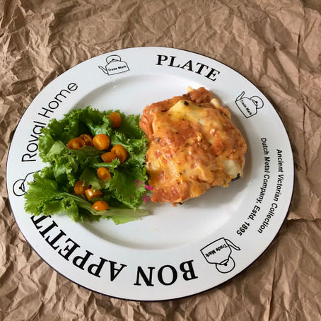 Lasaña de vegetales con requesón 