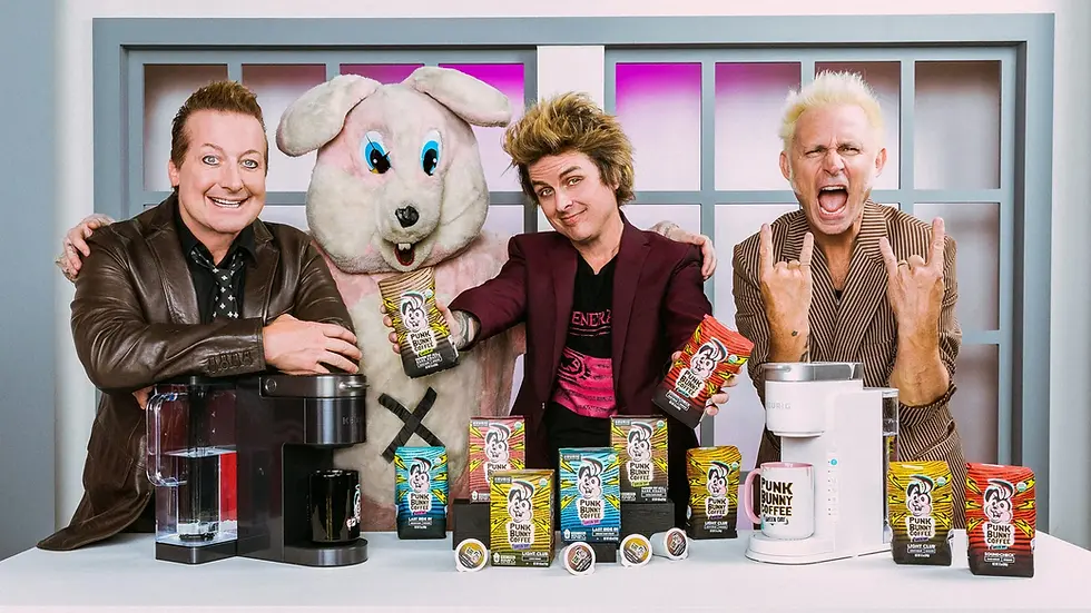 Green Day grubunun kurduğu Punk Bunny Coffee