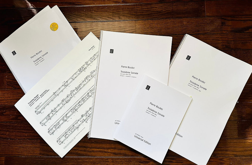 私の〉オブジェ・トゥルヴェ12/6 ☆その6---ブーレーズ「未完」の『第3