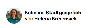 Portrait of journalist Helena Kreiensiek, author of the Akon City report