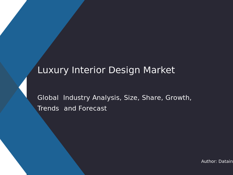 In-Depth Study on Luxury Interior Design Market Size & Share 2032