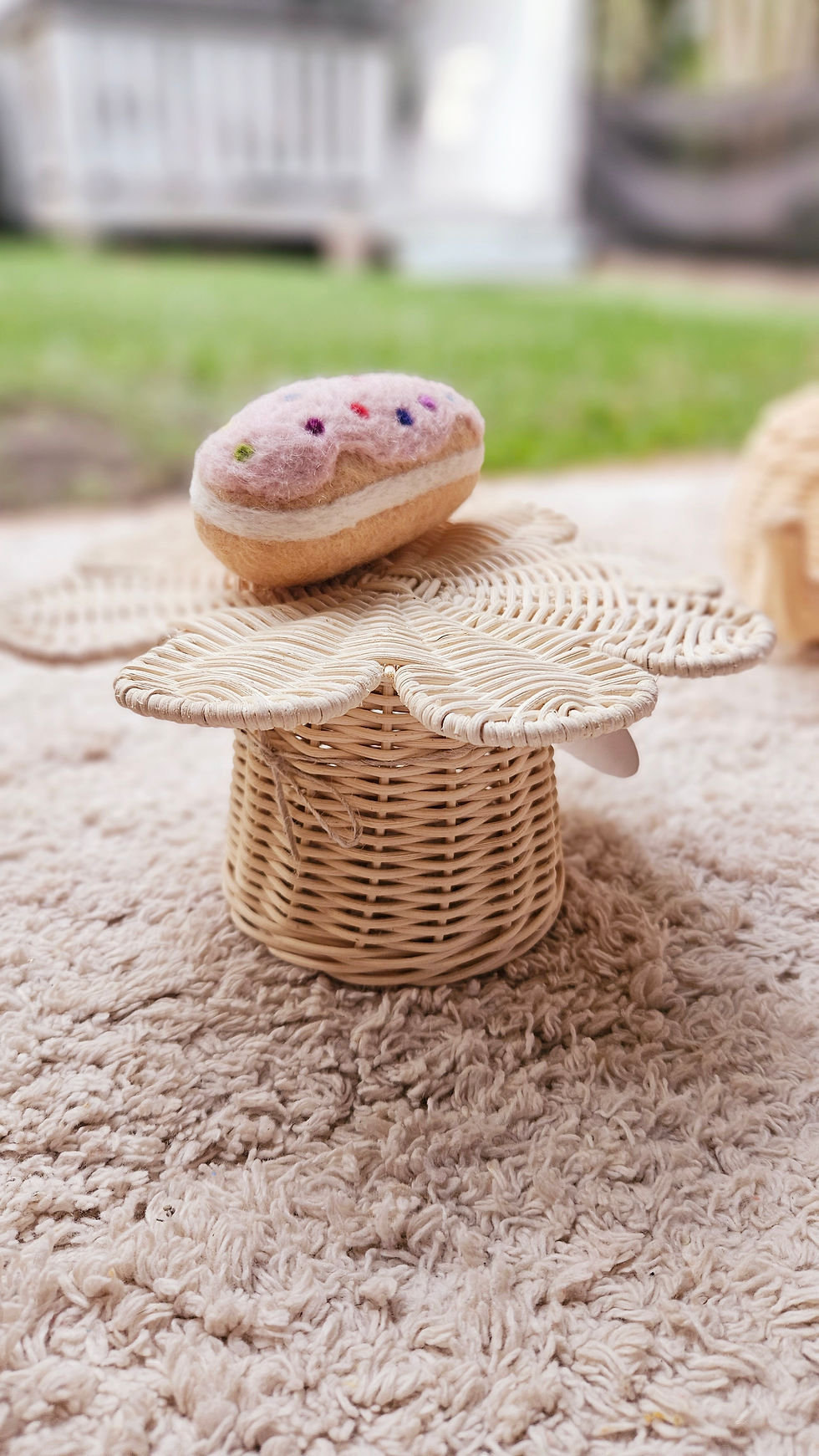 Thumbnail: Felt Pink Sprinkle Eclair | JuniMoon