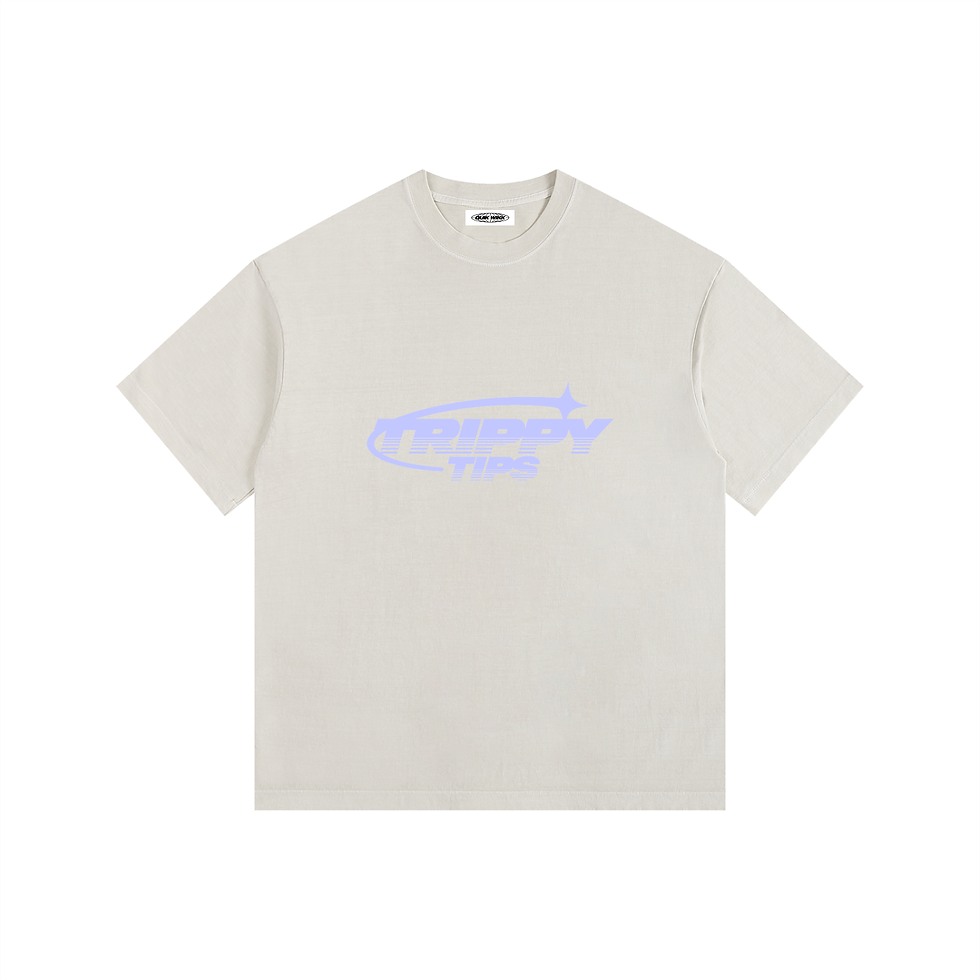 Thumbnail: Quik Wikk Trippy Tips III Vintage Washed Oversized Cotton T-Shirt